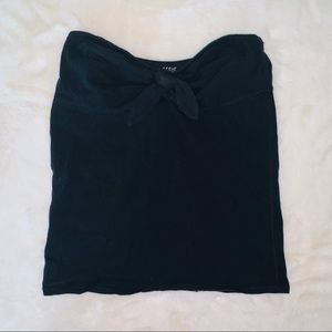 Black Aerie strapless top